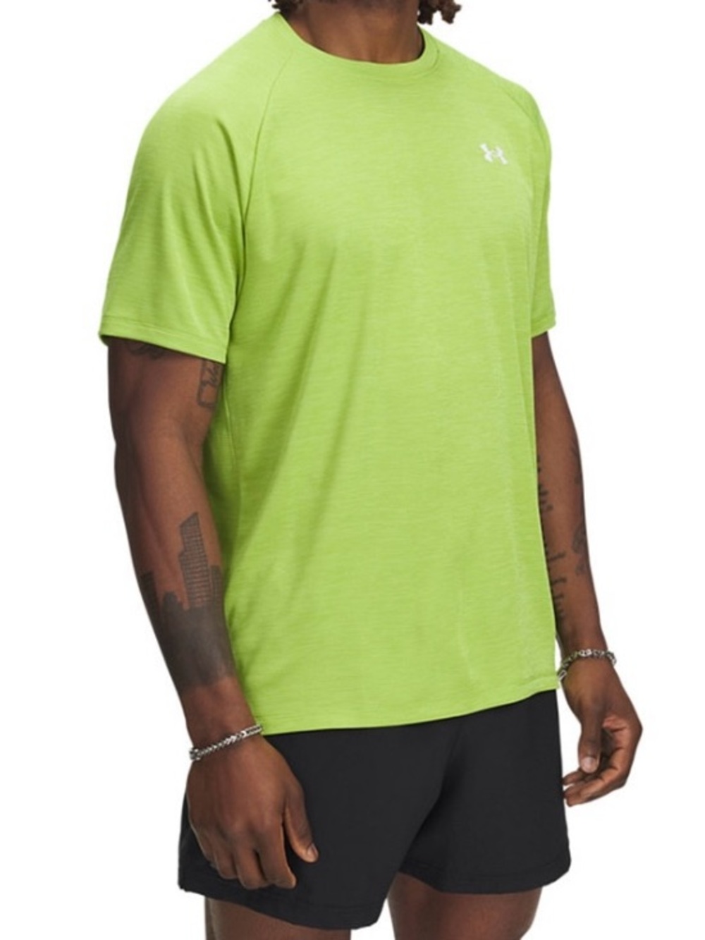 Under Armour Men's Short Sleeve Performance Tee in green Vibe XL
